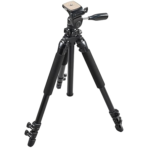 Bushnell Advanced Tripod for Binoculars, Spotting Scopes, and Cameras - Durable Aluminum Construction with Adjustable Legs and Center Column