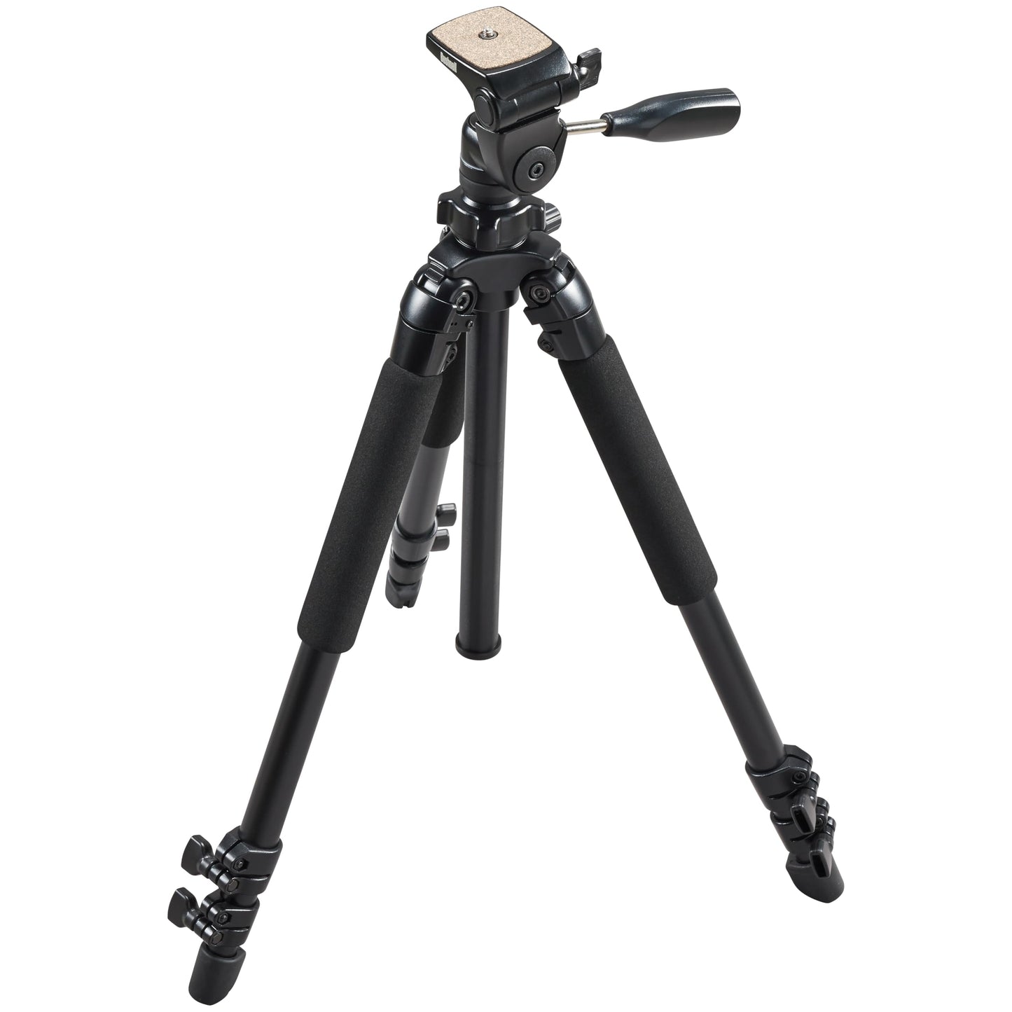Bushnell Advanced Tripod for Binoculars, Spotting Scopes, and Cameras - Durable Aluminum Construction with Adjustable Legs and Center Column