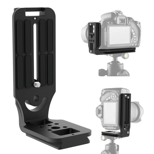 (Real Single one Piece) L Bracket Camera for DSLR Vertical Horizontal Switching Tripod Quick Release Plate Compatible with Canon Nikon Sony DJI Osmo