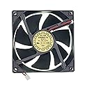 LEYEYDOJX for YATE Loon D90BH-12 Cooling Fan DC12V 0.27A Size:90X90X25MM 3600RPM 55.68CFM 2-Wire Workstation Cooling Fan.