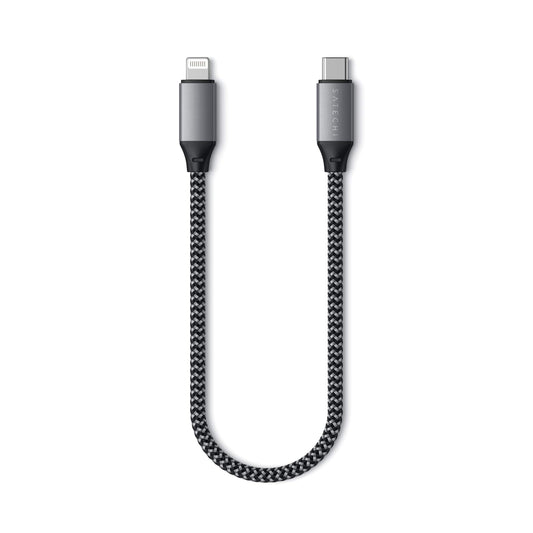 Satechi USB-C to Lightning Charging Cable - 25 cm - Apple MFi Certified - for iPhone 14 Pro/14/14 Plus, iPhone 13 Pro Max/13 Pro/13 Mini/13, iPhone…