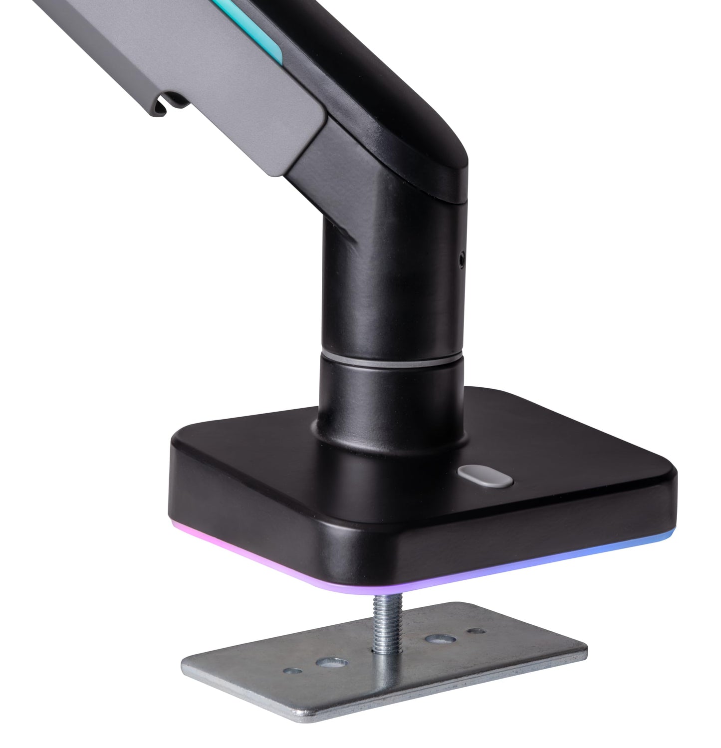 Thermaltake Single Heavy Duty RGB Monitor Arm for up to 49 inchs and 44 lbs Screen, 100 x 100 mm VESA Compatible, Wide Rage Movements