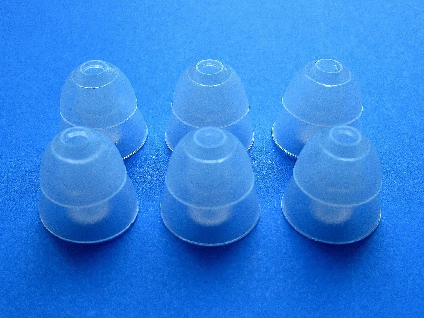 6 Large (L) Clear Double (2 Layer) Flange Earbuds Eartips Set Compatible with Westone UM1, UM2, UM2 RC, UM3, UM3 RC, UM3X, UM3x RC and Westone 1, 2…