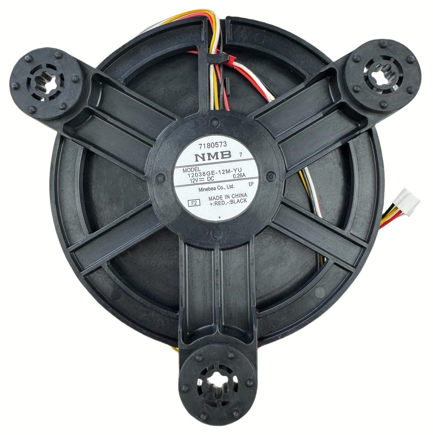 for NMB 12038GE-12M-YU Cooling Fan 12V 0.26A 4-Wire Compatible with Haier Refrigerator Freezing Fan