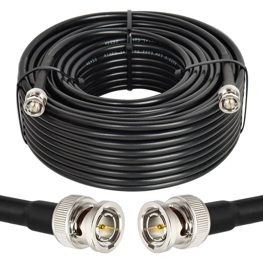 XRDS -RF 100FT SDI Cable, BNC Male Digital Video Cable 75 Ohm RG59 BNC Cables Supports HD-SDI/3G/6G-SDI/4K/8K
