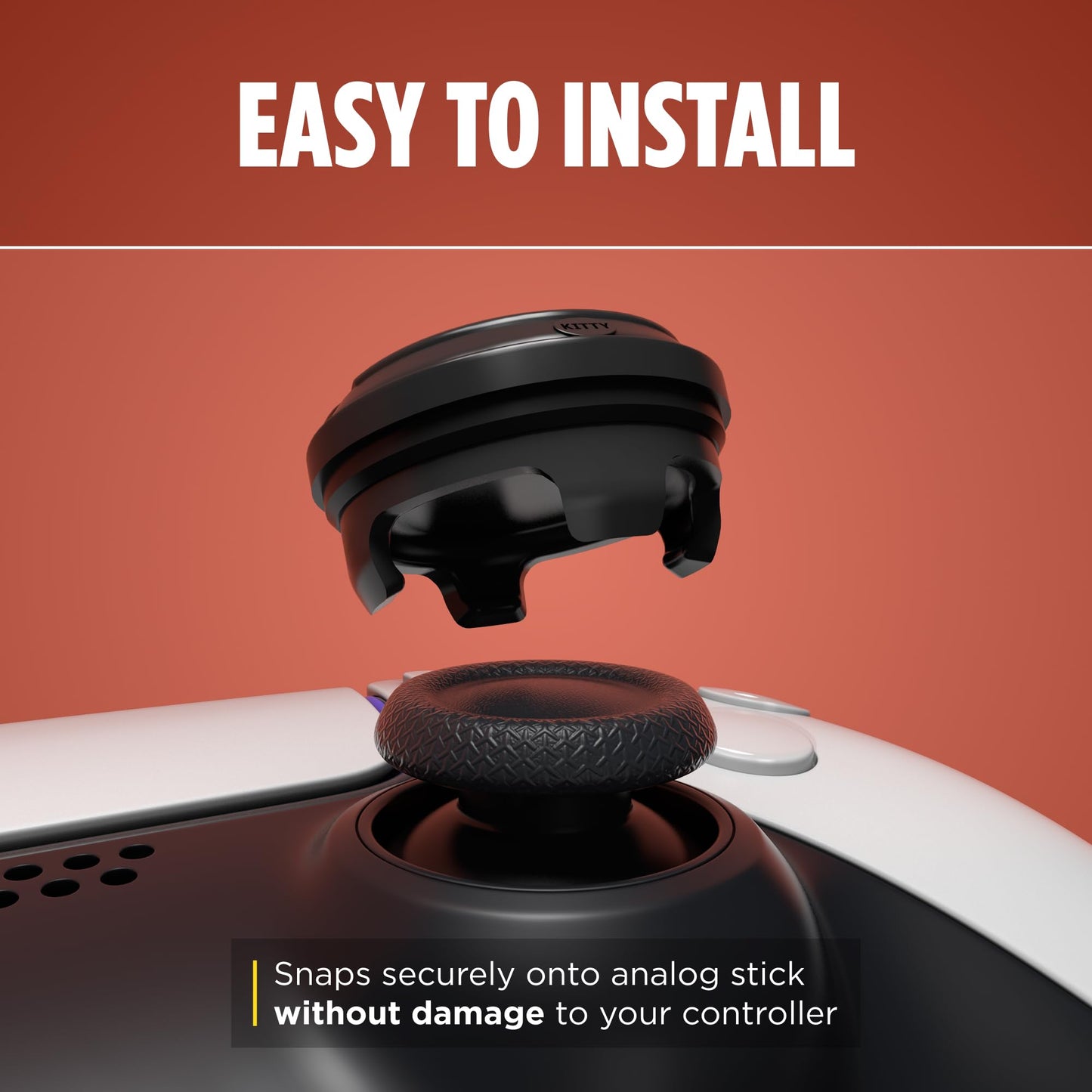 KontrolFreek CaseOh Performance Thumbsticks® - Kitty! Edition | PlayStation 4 (PS4), PlayStation 5 (PS5), | Black