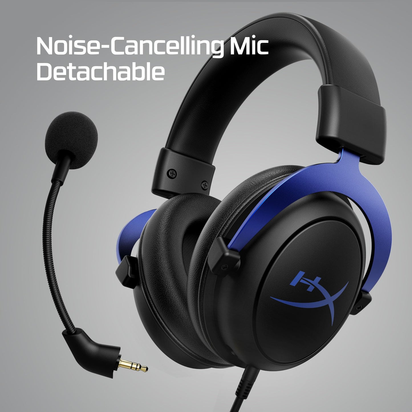 HyperX Cloud - Gaming Headset, Memory Foam Comfort, Noise-Cancelling mic, Durable Aluminum Frame.