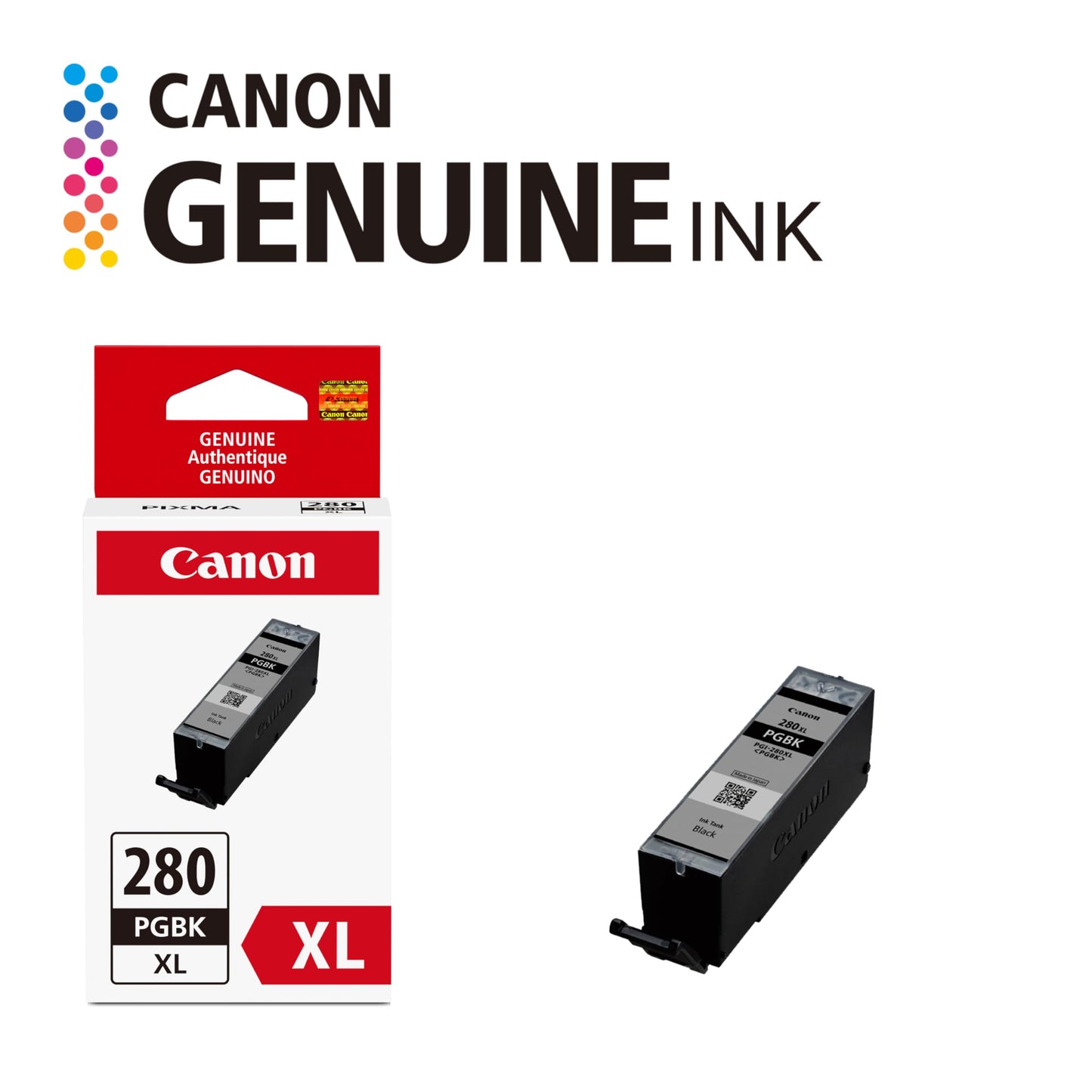 Canon PGI-280XL PGBK Compatible To TR7520,TR8520,TR8620,TS6120,TS6220,TS6320,TS702,TS8120,TS8220,TS8320,TS9120,TS9520 Printers