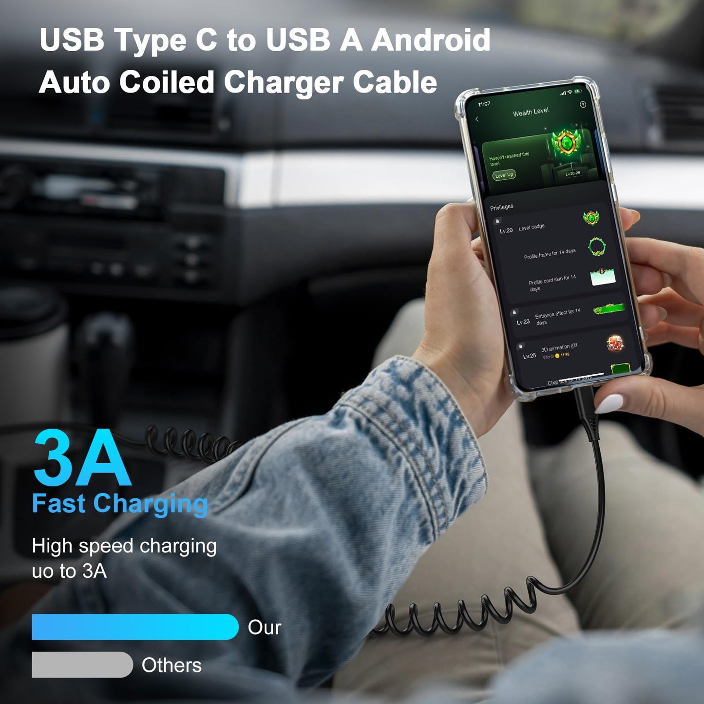 USB to USB C Cable for Samsung Galaxy A16 A17 5G A15 S25 Ultra S24 FE A25 A14 A54 S23 A24,iPhone 17 Pro Max 16Plus,Google Pixel 10 Pro XL 9a 8,3FT