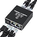 Ethernet Splitter 1 to 3 1000Mbps High Speed Either Network Splitter Internet Cable Splitter 1 in 4 Out Gigabit Dual LAN RJ45 Port Router Switch Work