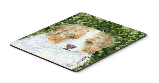 Caroline's Treasures SS8732MP Australian Shepherd Mouse Pad, Hot Pad or Trivet for Home Office Gaming Working Computers Laptop Mouse Mat,Washable