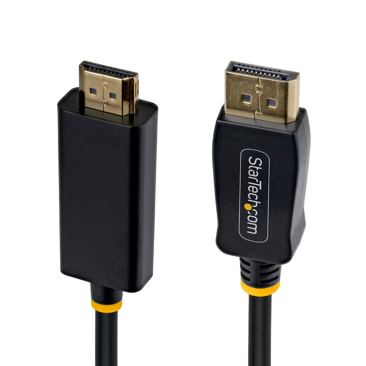 StarTech 6ft DP to HDMI Cable, 4K 60Hz, HDR, Gripping HDMI