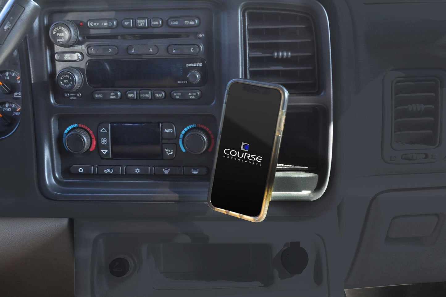 DirectFit Phone Mount Fits Chevrolet Suburban/Tahoe, Silverado/Sierra, GMC Yukon/XL/Denali, Cadillac Escalade (2000-2006) Cradle Head - No Charging