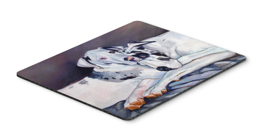 Caroline's Treasures 7163MP Harlequin Natural Great Danes Mouse Pad, Hot Pad or Trivet for Home Office Gaming Working Computers Laptop Mouse