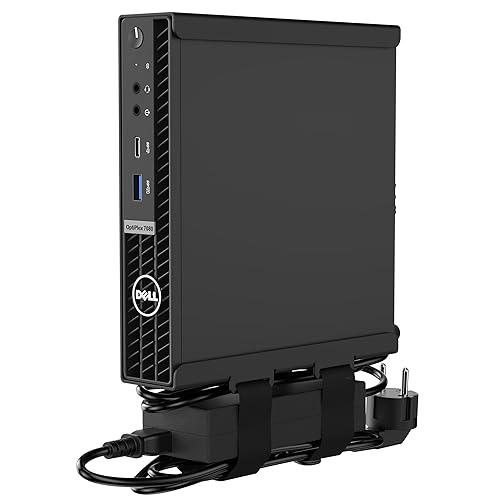 HumanCentric Mount Compatible with Dell OptiPlex Micro Form Factor Case, VESA, Under Desk and Wall Mount Fits MFF 3040, 3046, 3050, 3060, 3070, 3080