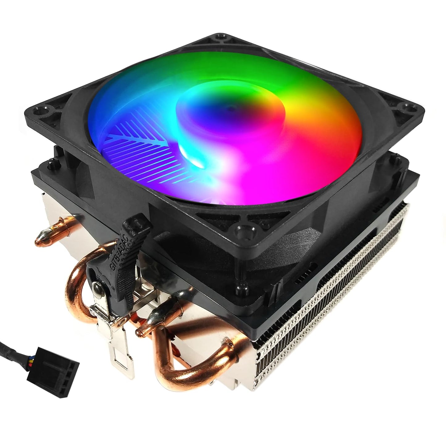 TRONWIRE TW-15 RGB LED CPU Cooler Heat Pipes Aluminum Heatsink Copper Core Base 4-Pin PWM 92mm Fan Pre-Applied Thermal Paste For AMD Socket AM5 AM4