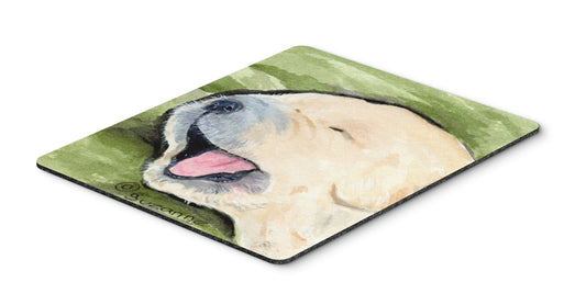 Caroline's Treasures SS8717MP Golden Retriever Mouse Pad, Hot Pad or Trivet for Home Office Gaming Working Computers Laptop Mouse Mat,Washable Large