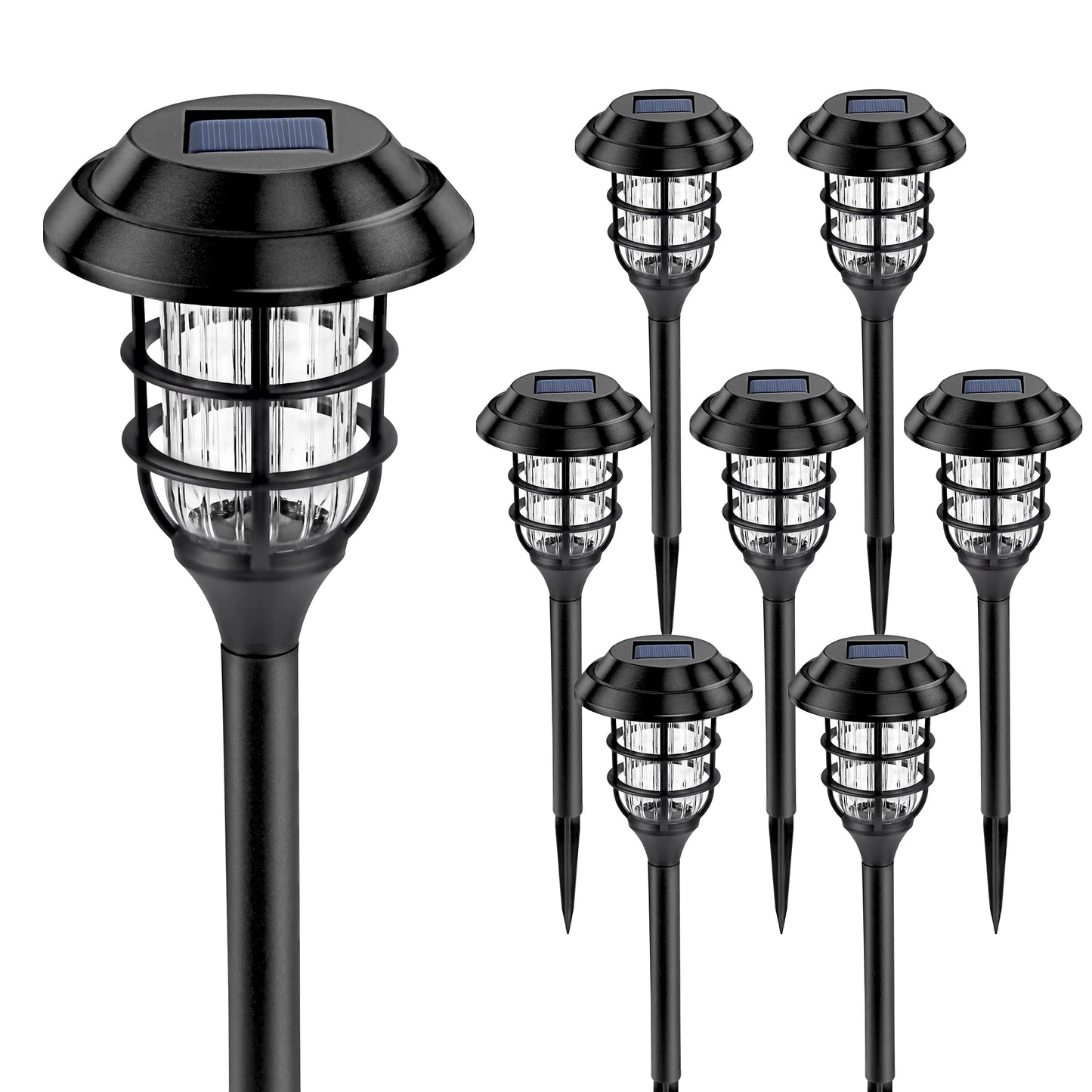 SOLPEX Solar Lights for Outside, Solar Outdoor Pathway Garden Lights Waterproof, Solar Powered Landscape Lighting for Yard, Garden, Pathway, Patio