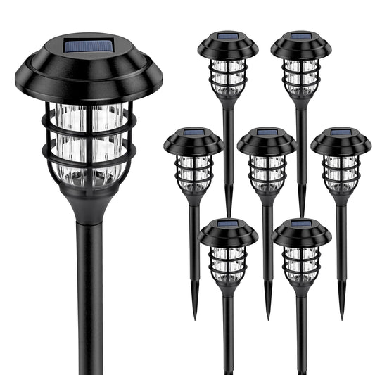 SOLPEX Solar Lights for Outside, Solar Outdoor Pathway Garden Lights Waterproof, Solar Powered Landscape Lighting for Yard, Garden, Pathway, Patio