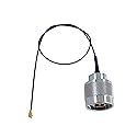 JEFA Tech U.FL to N Male Pigtail Cable - 9.8 in (250mm) - IPEX/IPX UFL to N-Male RF Coax for WiFi, LTE, LoRa, Meshtastic Antennas