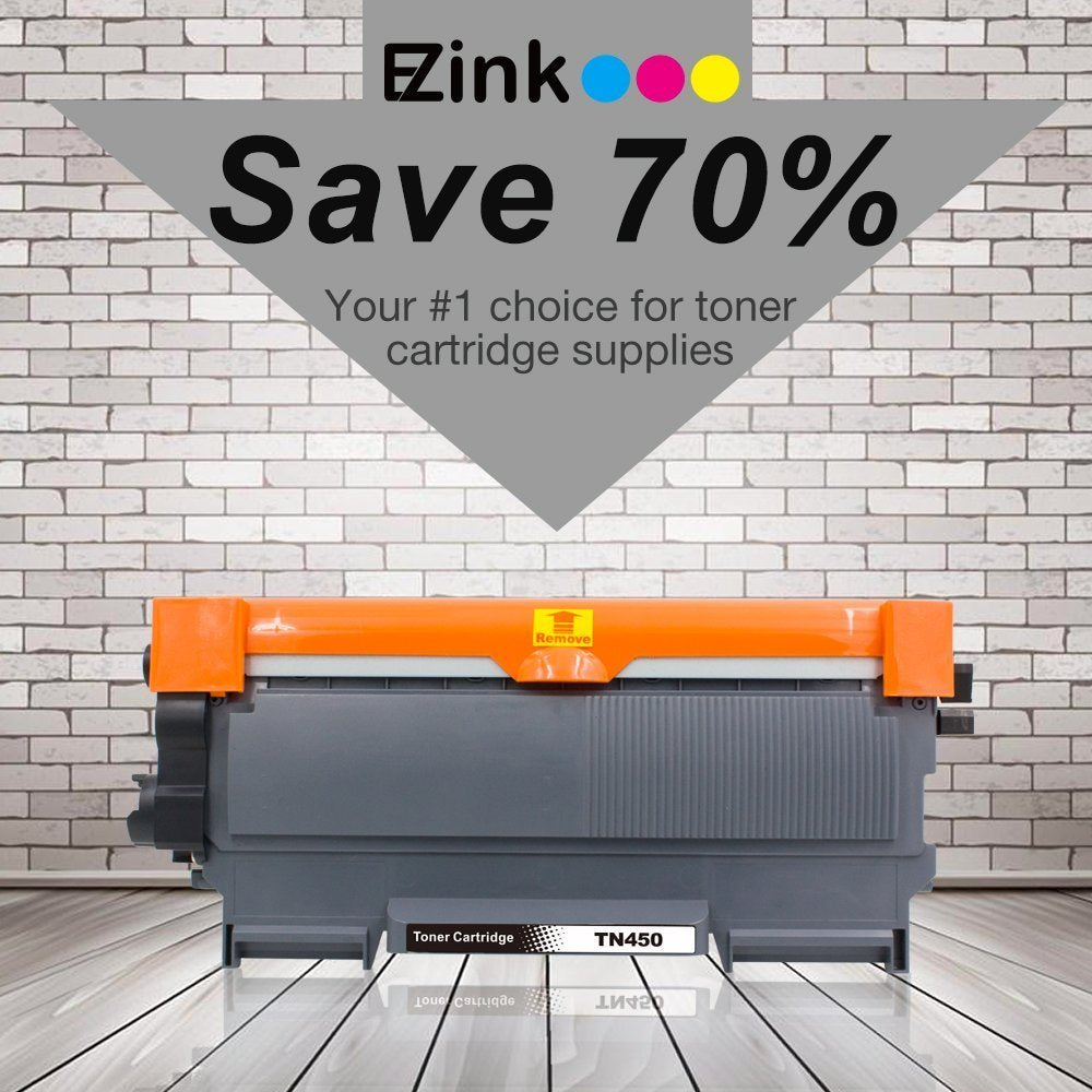 E-Z Ink (TM) Compatible Toner Cartridge Replacement for Brother TN450 TN420 High Yield (4 Black) Compatible with DCP-7060D DCP-7065DN Laser Printer
