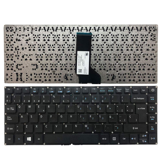 YUHUAI Laptop Replacement Keyboard for Acer Aspire E5-473 E5-473G E5-473T E5-473TG E5-474 E5-474G E5-491G Spanish Layout No Backlight