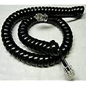 DIY-BizPhones Black Short Handset Cord Compatible with RCA Phone 2 3 4 8 Multi Line ViSys System Executive Series 25215RE1 25255RE2 25423RE1 25424RE1