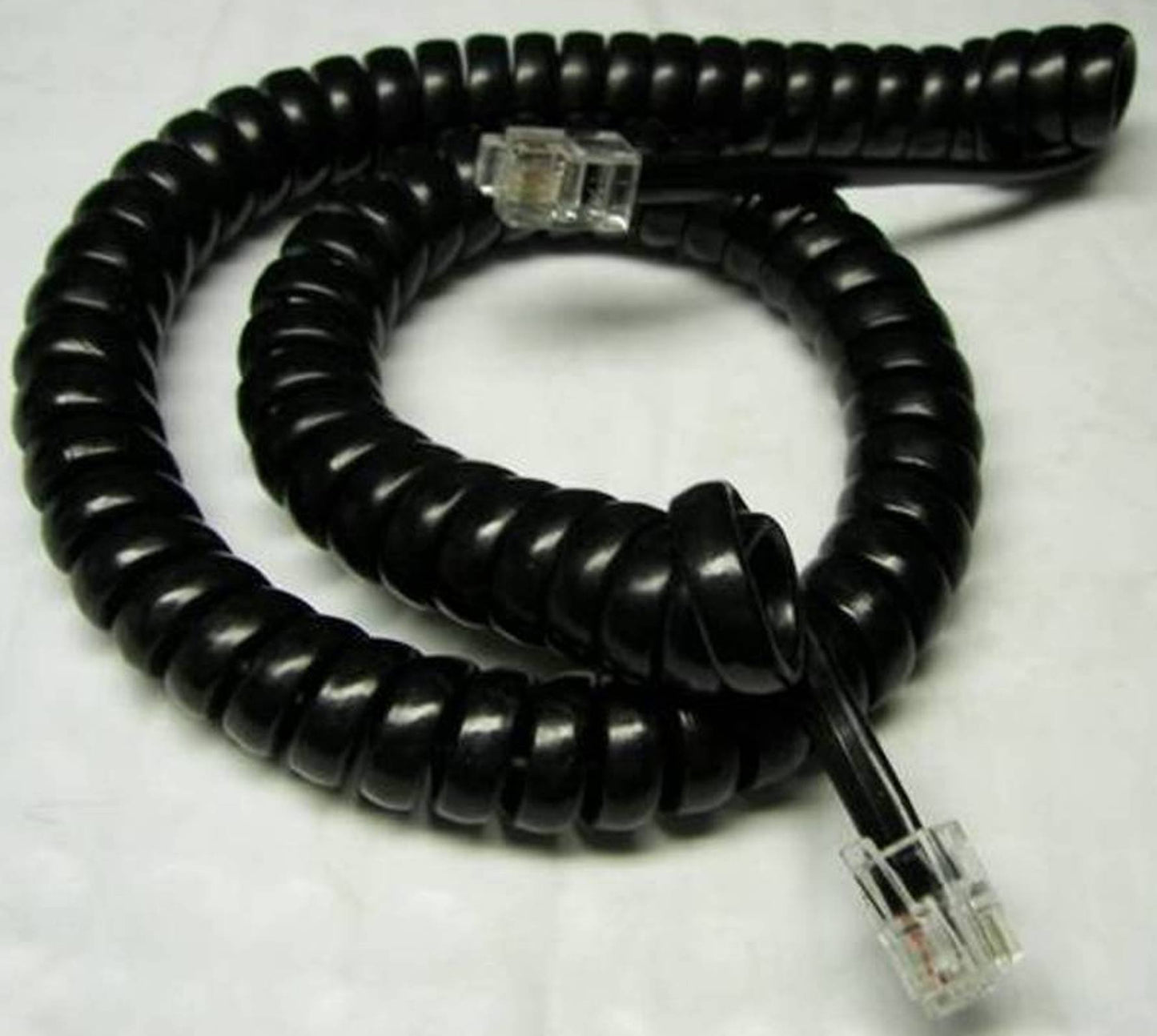 DIY-BizPhones Black Short Handset Cord Compatible with RCA Phone 2 3 4 8 Multi Line ViSys System Executive Series 25215RE1 25255RE2 25423RE1 25424RE1