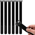 Reusable Cinch Straps 20" x 1" - Premium Multipurpose Quality Hook and Loop Safety Straps (15 Pack) (20 inch)