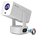 XElectron Techno Android 13 Smart Projector, 1080P & 4K Support, Loud Speaker, Rotatable Design, Digital Focus, Auto Keystone with Netflix, YouTube