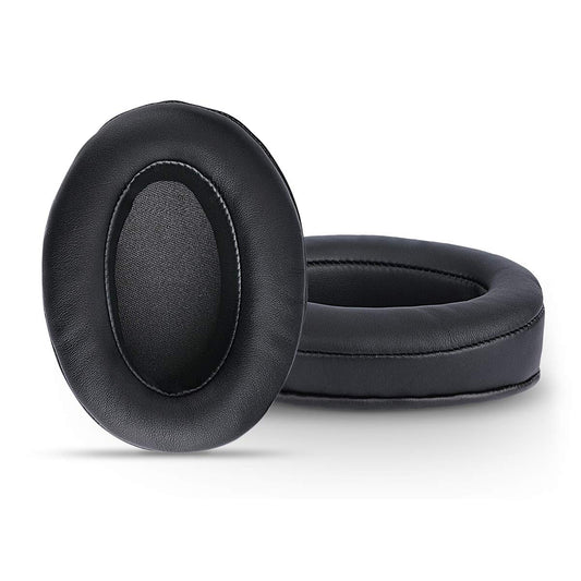 Tranesca Leather Replacement earpad/Ear Cushion/Ear Cover for ATH M50X, SteelSeries Arctis, HyperX Cloud & Alpha Big OVEREAR Headphones (Fits a Great