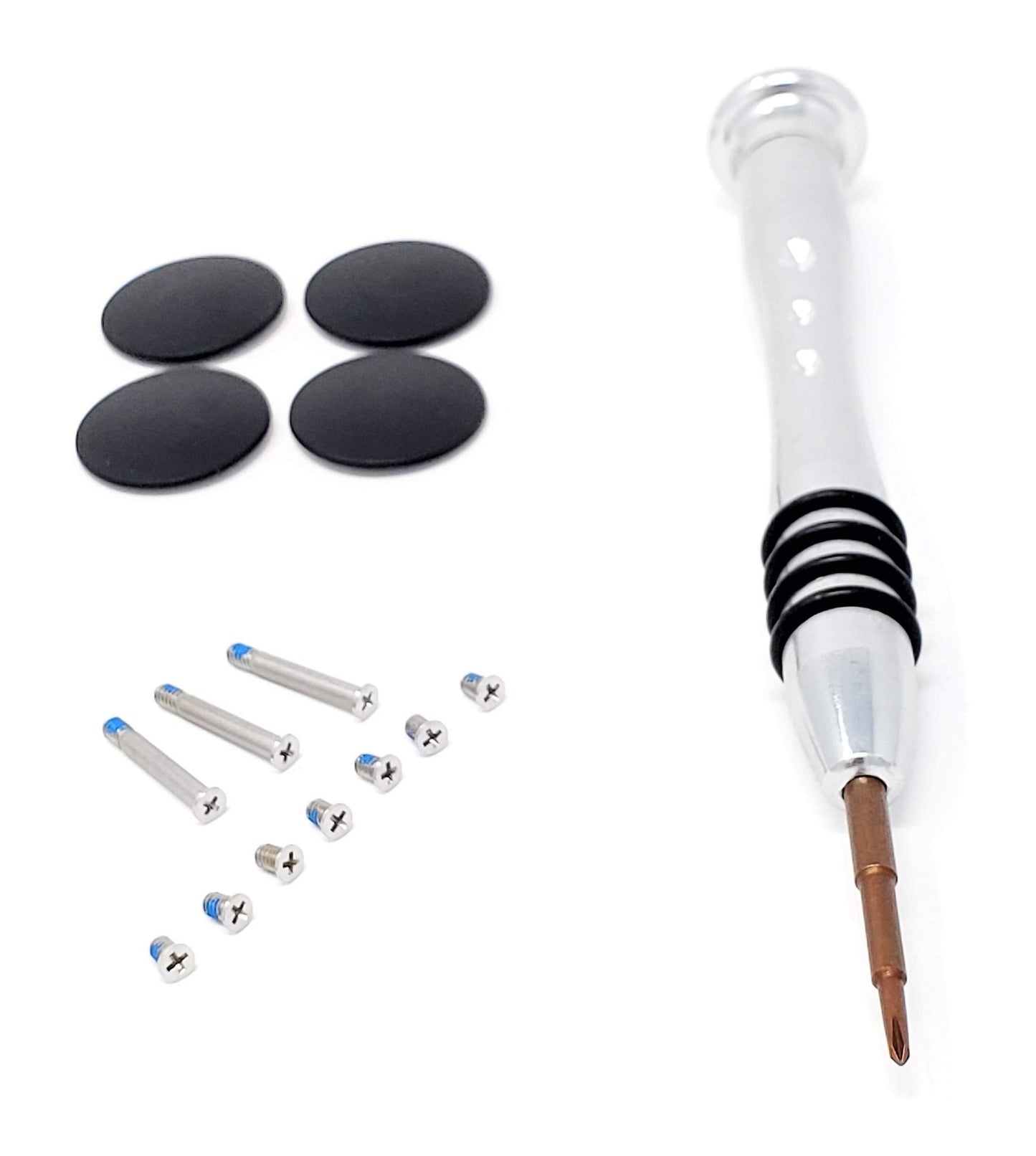 Microconnectos, Inc. MacBook Pro Unibody Models (A1278, A1286, A1297) Lower Case Replacement Screws and Screwdriver Kit