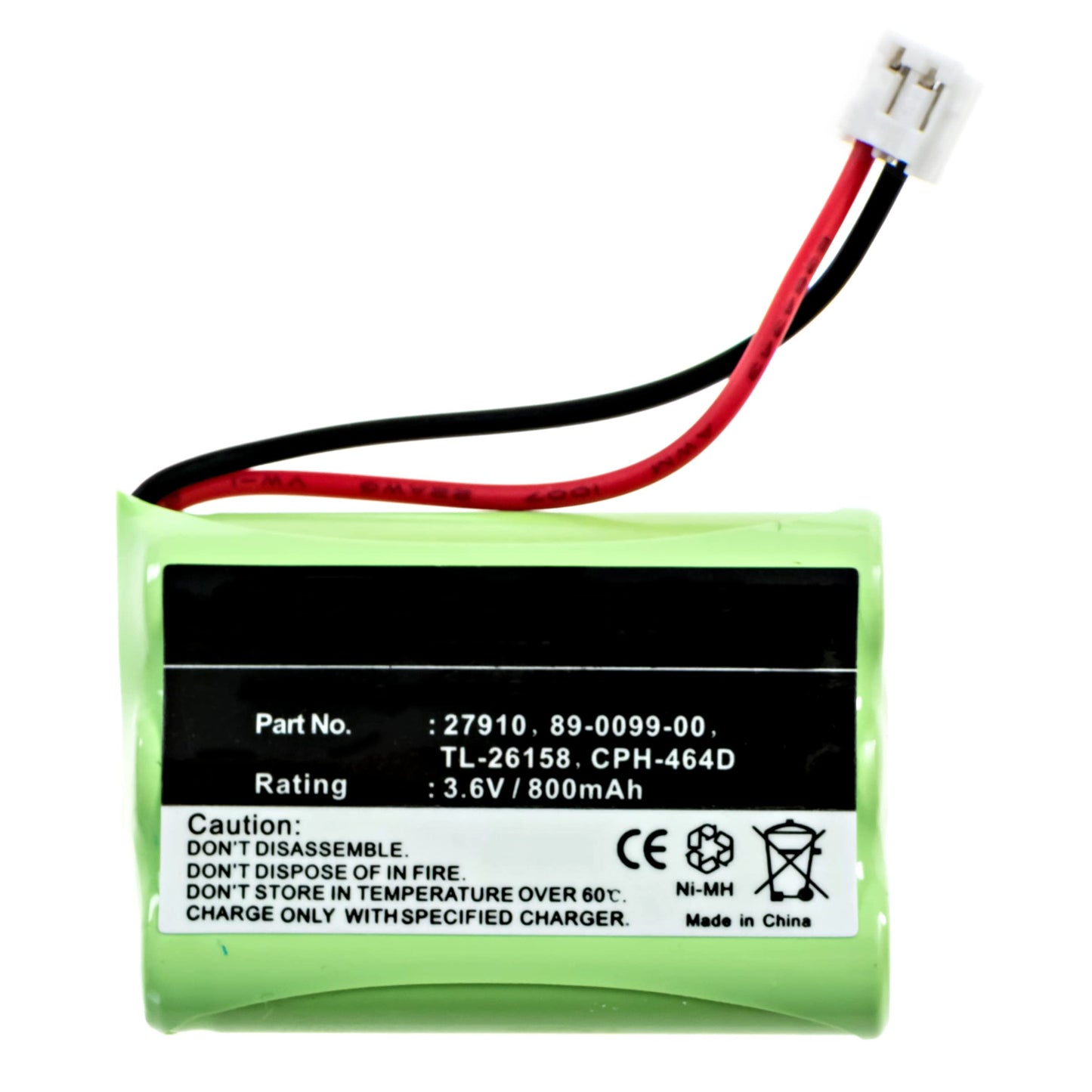 AT&T-Lucent BT5633 Cordless Phone Battery 1X3AAA/D - 3.6 Volt, Ni-MH 700mAh - Replacement Battery