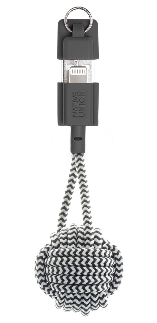 Native Union Key Cable - Ultra-Strong Reinforced [MFi Certified] Durable Lightning to USB-A High Speed Charging Cable with Key Fob Compatible…