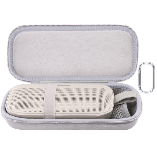 Aenllosi Hard Carrying Case Replacement for Bose New SoundLink Flex 2nd Gen/Bose SoundLink Flex Bluetooth Portable Speaker (White)