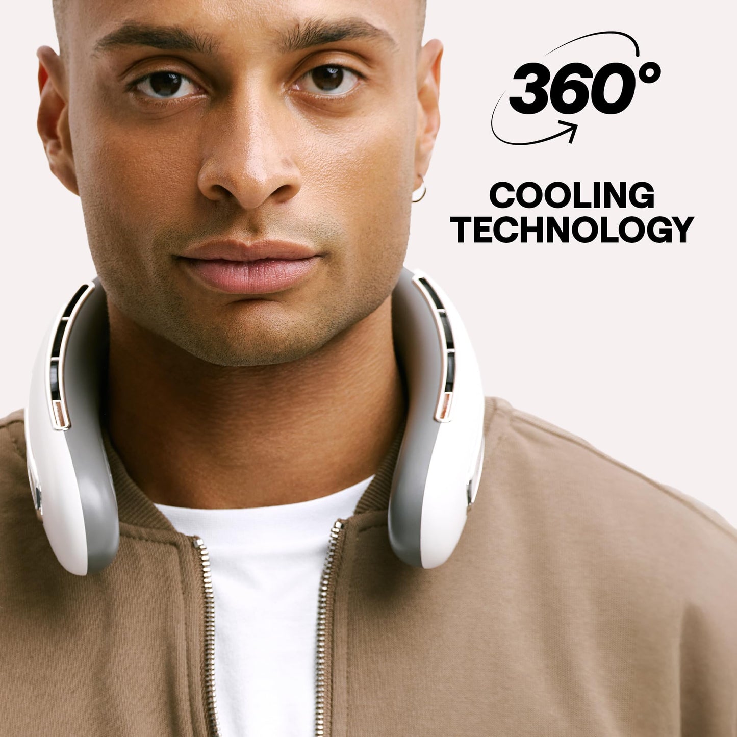 Personal Neck Fan - Rechargeable 4000 mAH - Portable Fan Necklace for Travel, Gym, Office - Wearable Air Conditioner - Unique Gifts for Men & Women