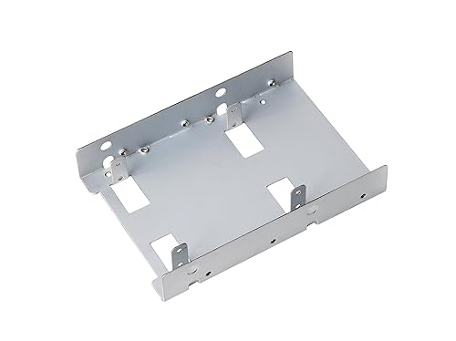 SilverStone Technology 3.5-Inch to 2 x 2.5-Inch Internal Hard Drive HDD/SSD Bay Converter (SDP08-LITE)