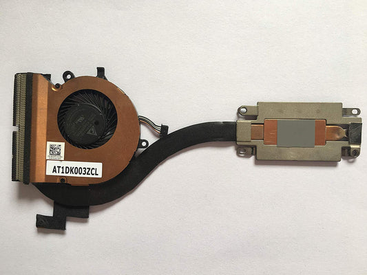 Z-one Fan Heatsink Replacement for Dell Latitude E7270 Series CPU Cooling Fan Heatsink DP/N R37F7 0R37F7 4-Wires