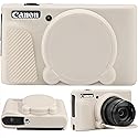 SZHSYJY Camera Case for Canon PowerShot SX740/ SX730 Digital Camera,Soft Silicone Protective Bag Removable Lens Cover,Anti-Scratch Slim Fit