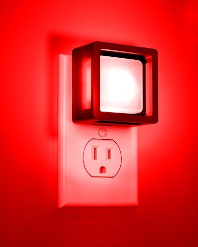 FONSHUKYY LED Night Light, Night Lights Plug Into Wall [2 Pack] with Dusk-to-Dawn Sensor, Dimmable Nightlights, Adjustable Brightness for Bathroom