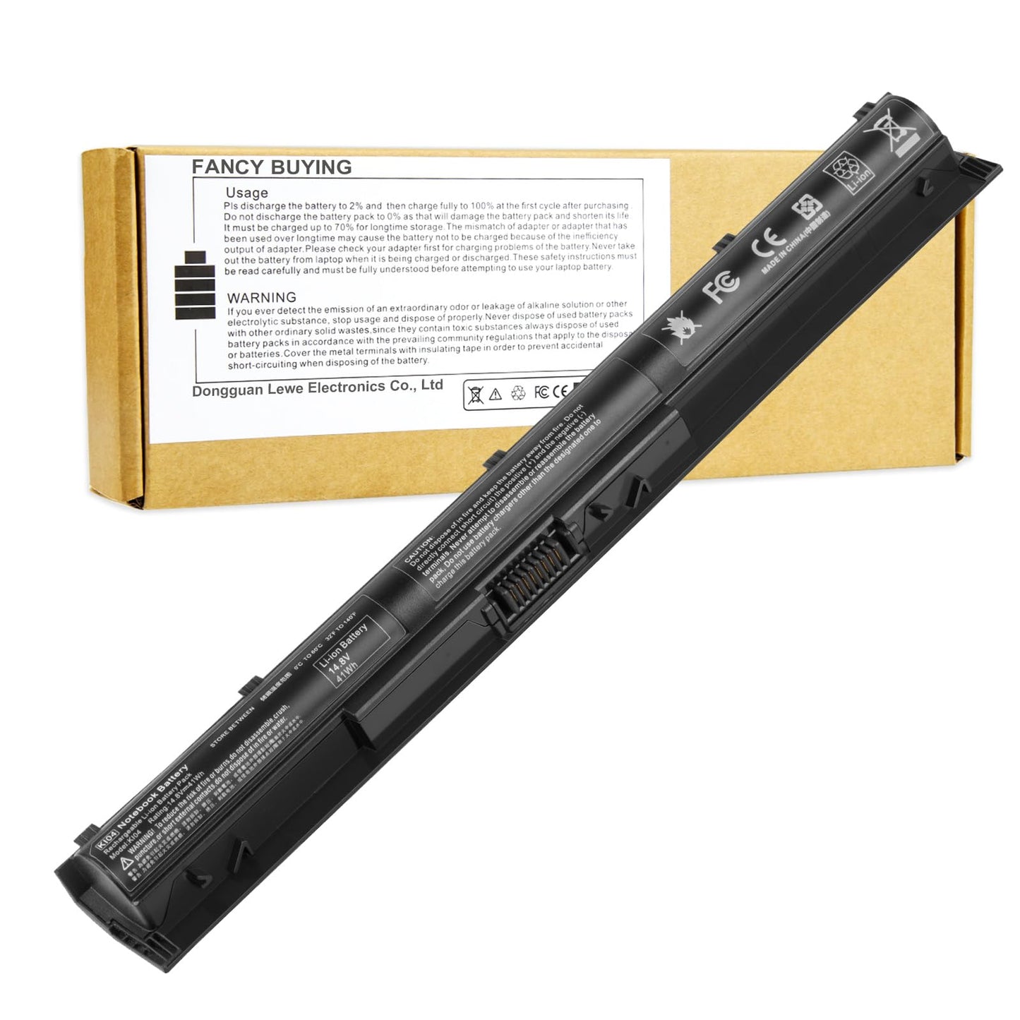 800049-001 KI04 Battery for HP Pavilion15-ab 15-an 17-g 15t-ab100 17t-g100 Series 15-ab143cl 15-ab223cl 15-ab153nr 15-an044nr 14-ab166us 17-ab220nr