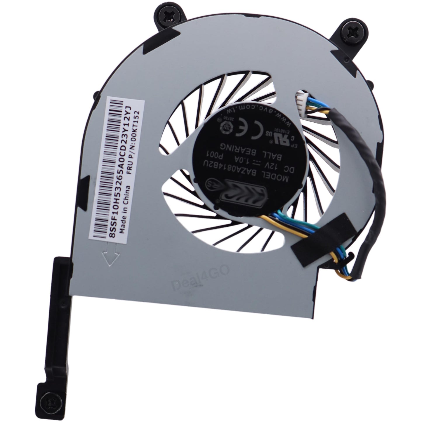 Deal4GO CPU Cooling Fan 00KT152 BAZA0814B2U Replacement for Lenovo ThinkCentre Tiny 3 M900 M700 M715Q M93P M73 M83 M900x Desktop, Black