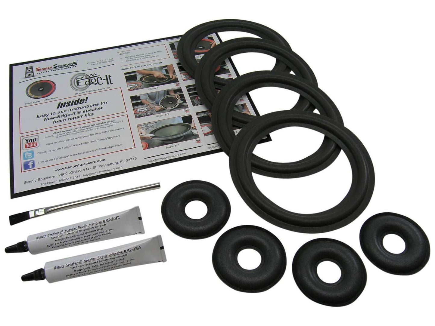 KEF Reference 102/3, 103/3, 103/4, Complete System Speaker Repair Kit FSK-KEF103C