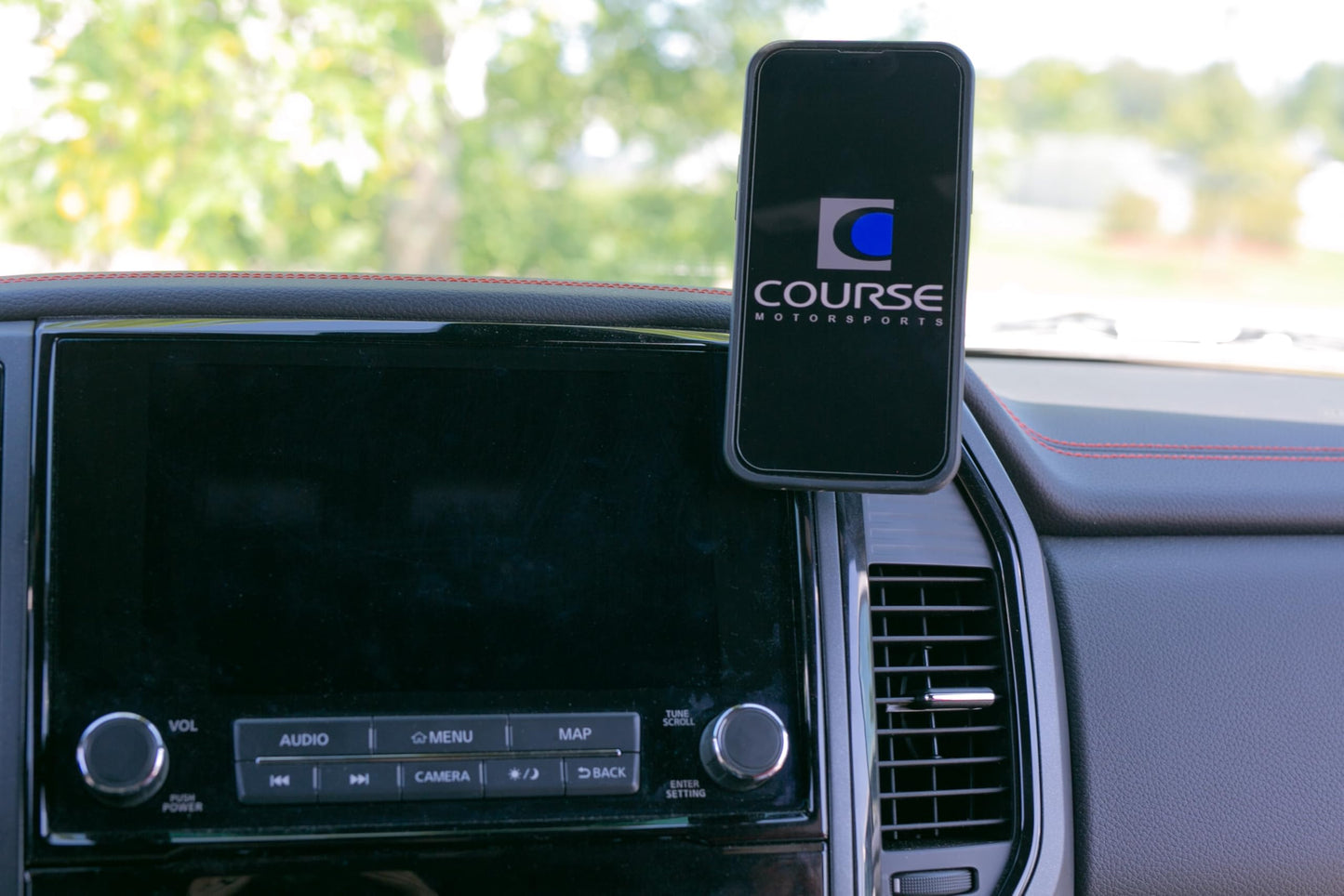 Course Motorsports Direct Fit Phone Mount - Nissan Titan 2020+ Magsafe Head - Non Charging Left or Right