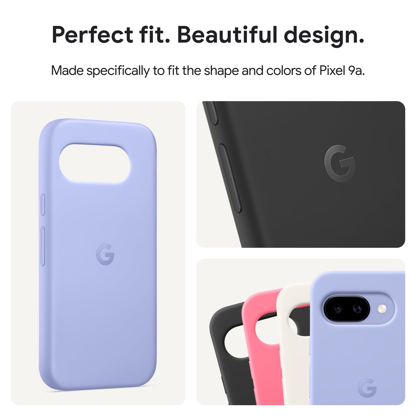 Google Pixel 9 + 9 Pro Case - Android Phone Case - Durable Protection - Stain-Resistant Silicone - Slim Design - Peony