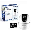 Lorex Pan & Tilt Indoor Wi-Fi Security Camera | 360° Pan & Tilt | Person Detection | Two-Way Talk | Person Detection | IR Night Vision | No Monthly