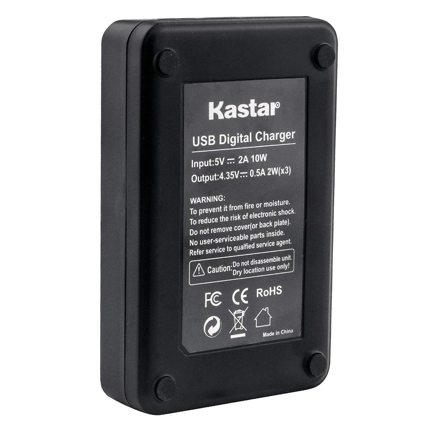 Kastar Battery 3-Pack + LCD Triple Charger Replacement for Olympus LI-42B LI-40B, Fujifilm NP-45 NP-45A NP-45B NP-45S, Nikon EN-EL10, Kodak KLIC-7006