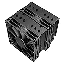 DARKROCK DT6 CPU Air Cooler, Dual Towers with 6 Copper Heat Pipes, 2 x 120mm PWM Fan for Low Noise Operation, Easy Installation - Brackets for Intel