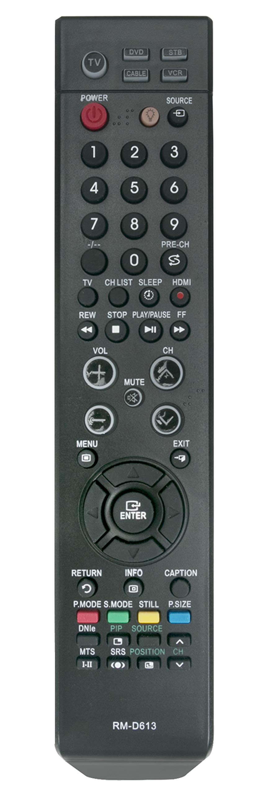 RM-D613 Replaced Remote fit for Samsung LED LCD TV ST-Box VCR Cable DVD BN59-00517A BN59-00589A BN59-00599A BN59-00567A BN59-00557A BN59-00590A