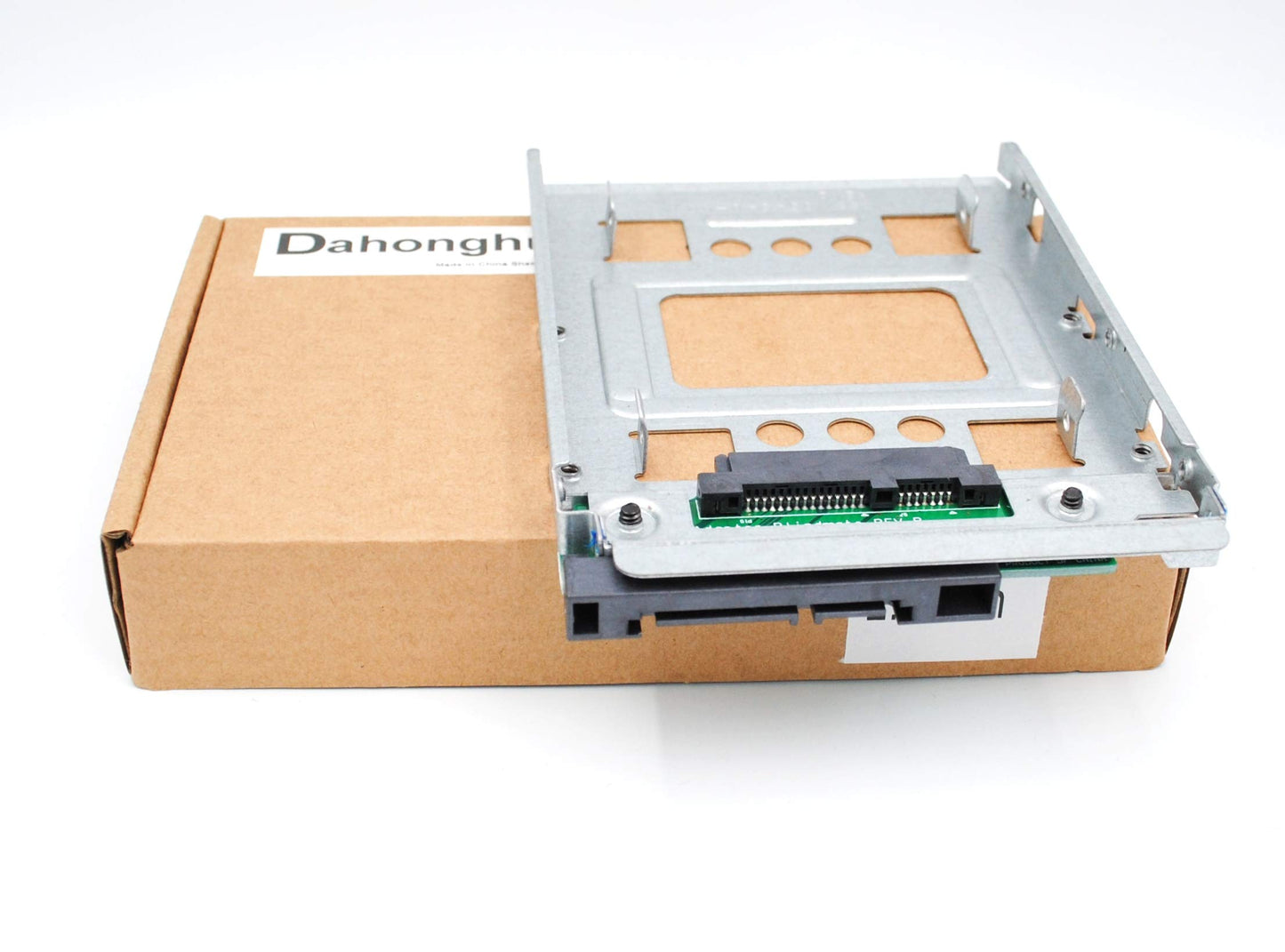 DAHONGHU (2-Pack) 2.5" SSD to 3.5" SATA Hard Disk Drive HDD Adapter Caddy Tray CAGE Hot Swap Plug